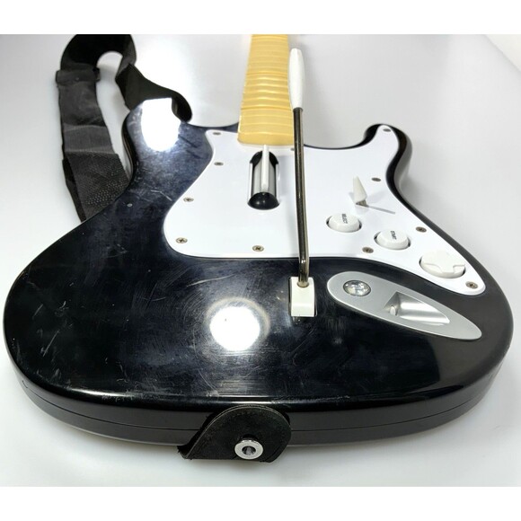 Harmonix Rock Band Fender Stratocaster Wireless Guitar #822151 No Dongle Tested - Picture 3 of 10